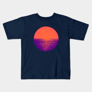 Neon Waves Kids T-Shirt